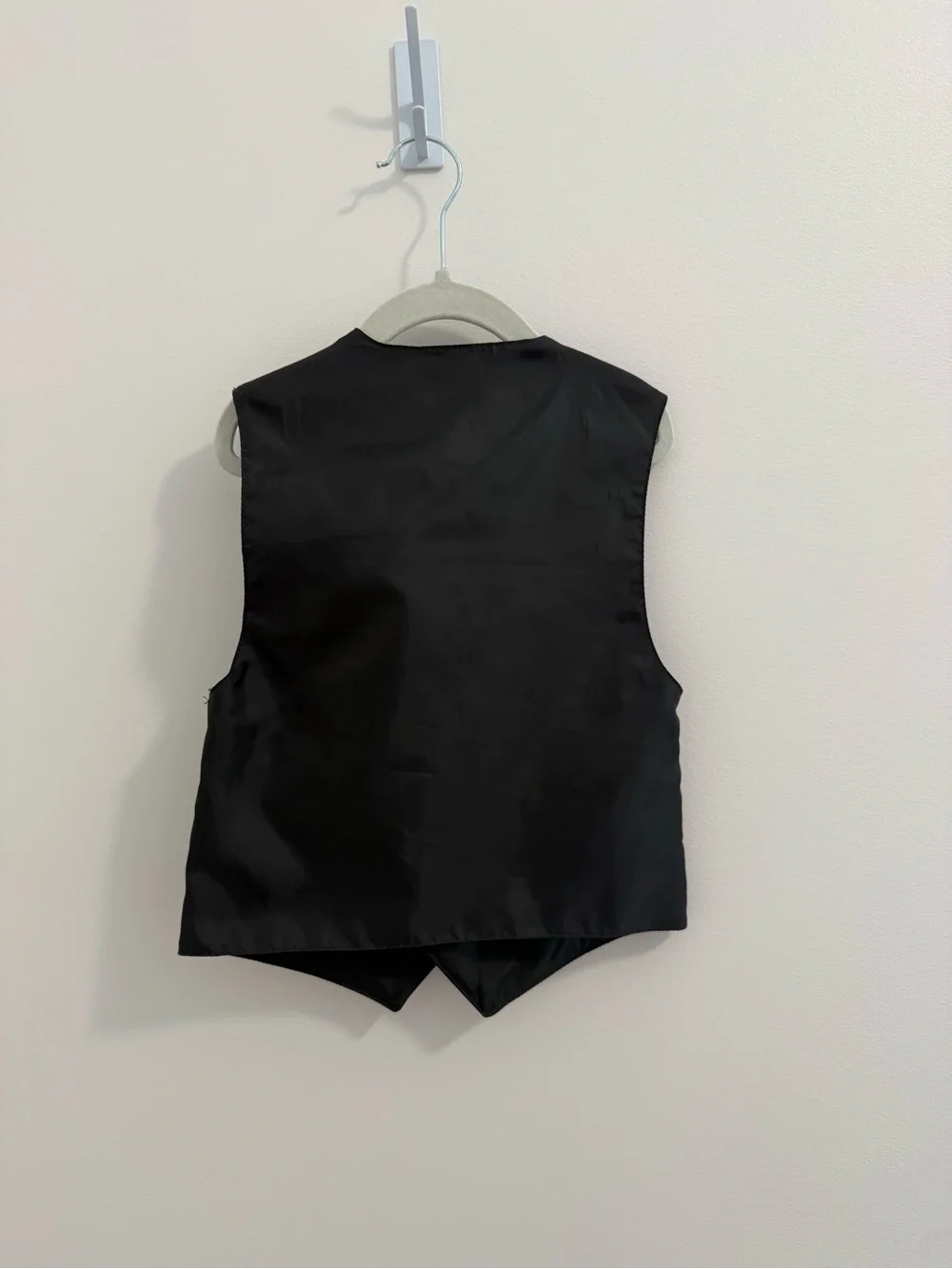 Boys Black Double-Breasted Dress Vest & Pants Set Size 6 - Picture 3 of 5